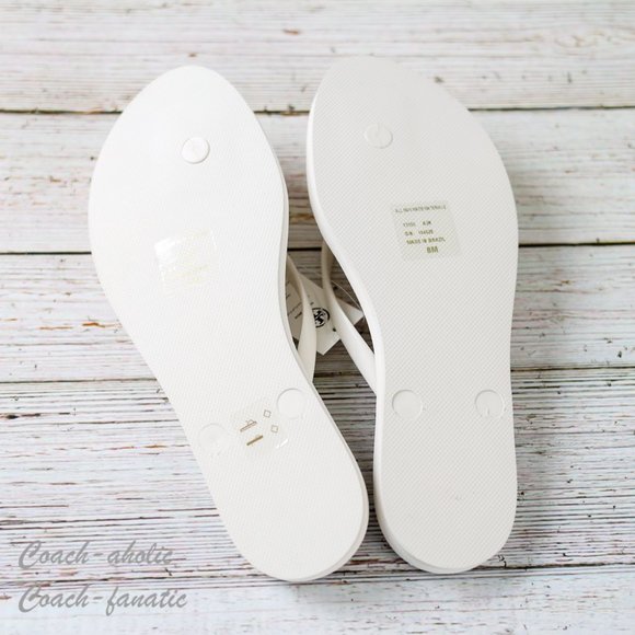 NWT 2023 Tory Burch Chelsea Summer Casual Flip Flop Thong Ivory Sandals 7/8 - Picture 5 of 6